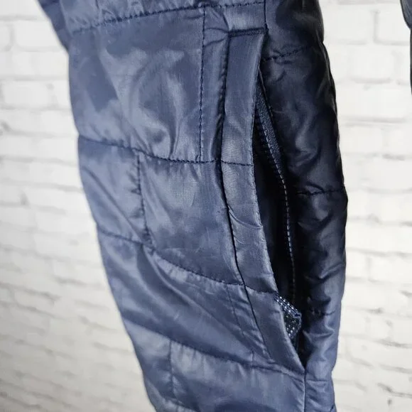 Patagonia Blue PrimaLoft Full Zip Insulated Zip Pockets Puffer Jacket Kids 10 M - Picture 13 of 16